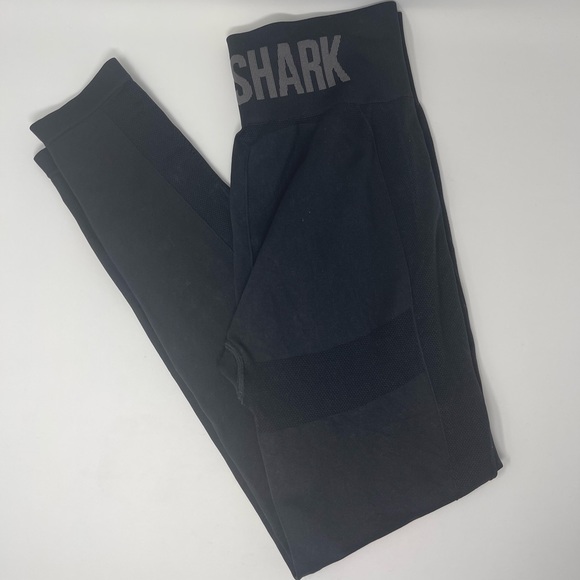 Gymshark Black Flex High Waisted Seamless Leggings Large - Picture 4 of 9